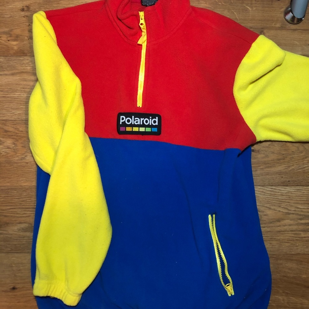 Vintage Polaroid 1/4 Pullover